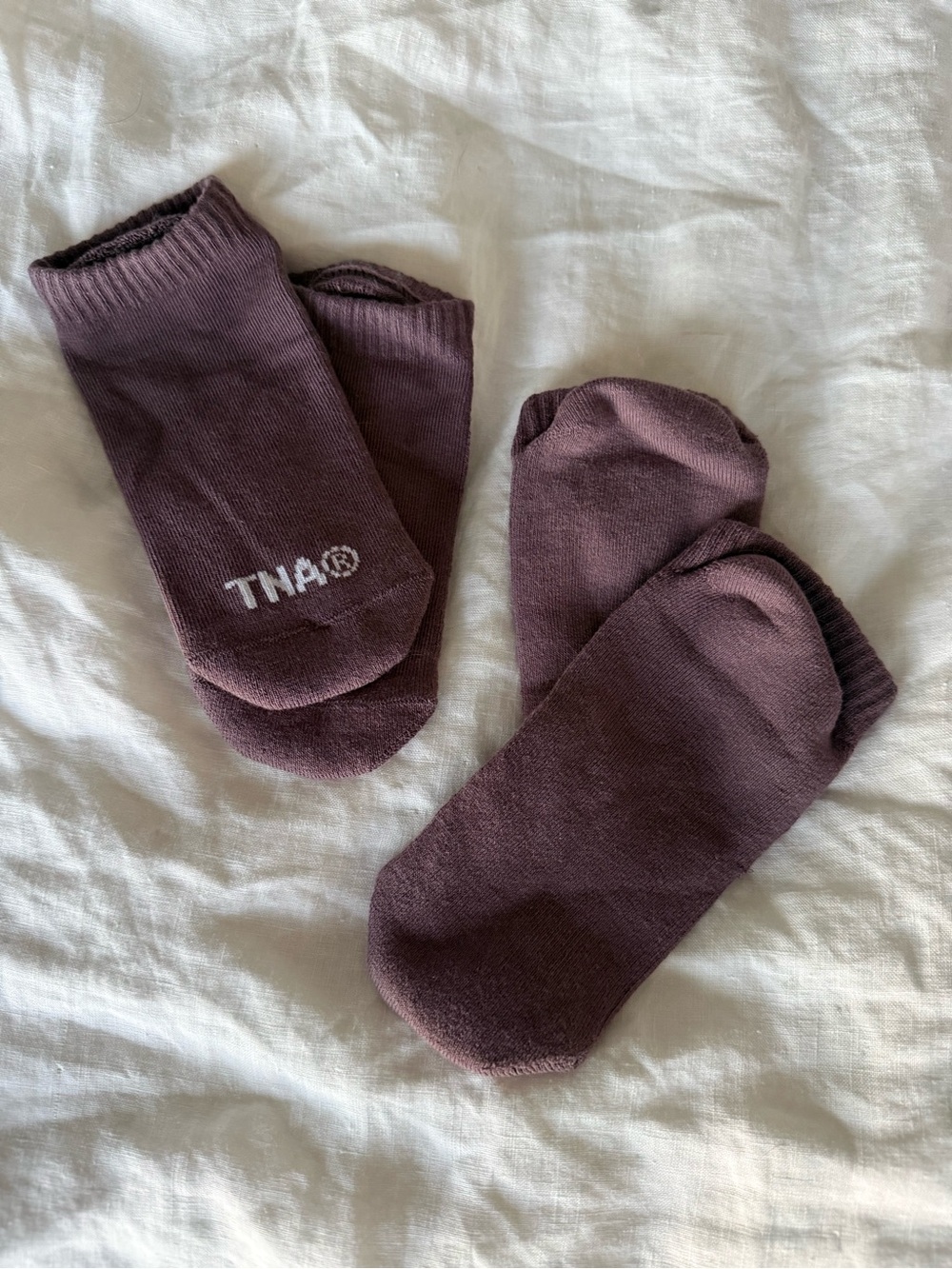 Ankle Low-Cut Socks in Smoked Eggplant - Pack of 2